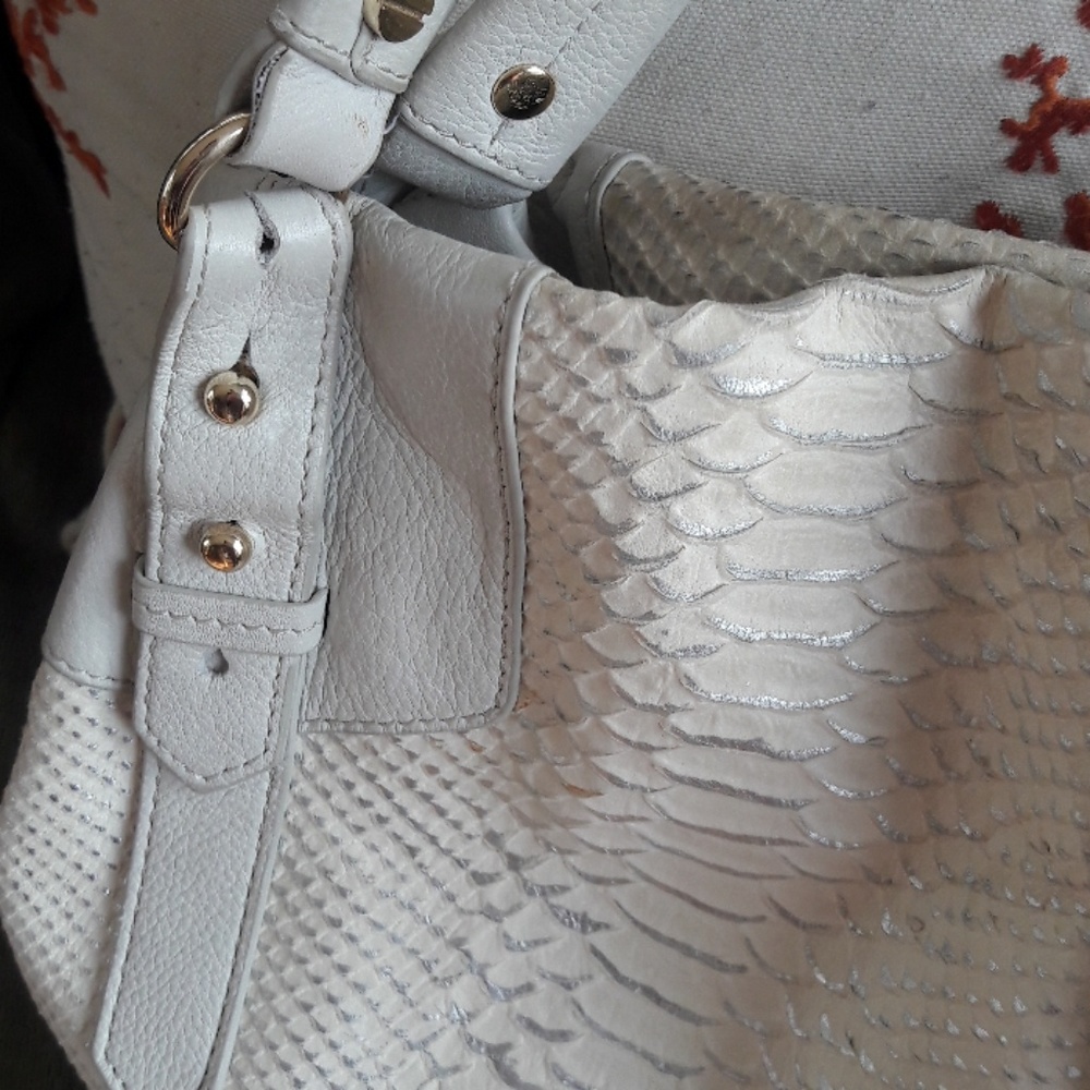 Vince Camuto Snakeskin Handbag - Picture 2 of 7